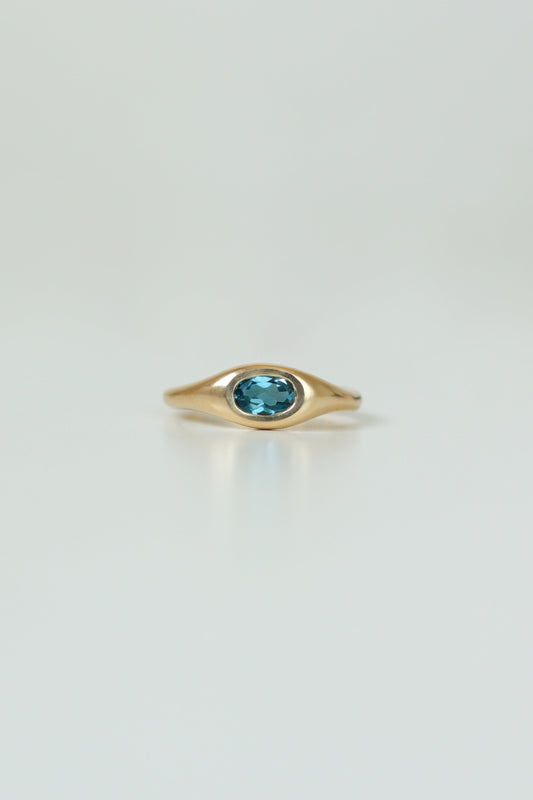 Oval Signet Ring In Gold