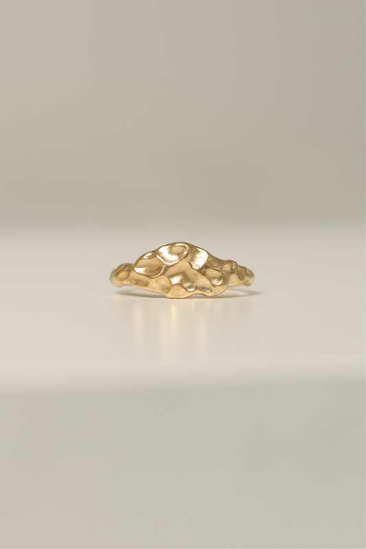 Textured Ring In Gold