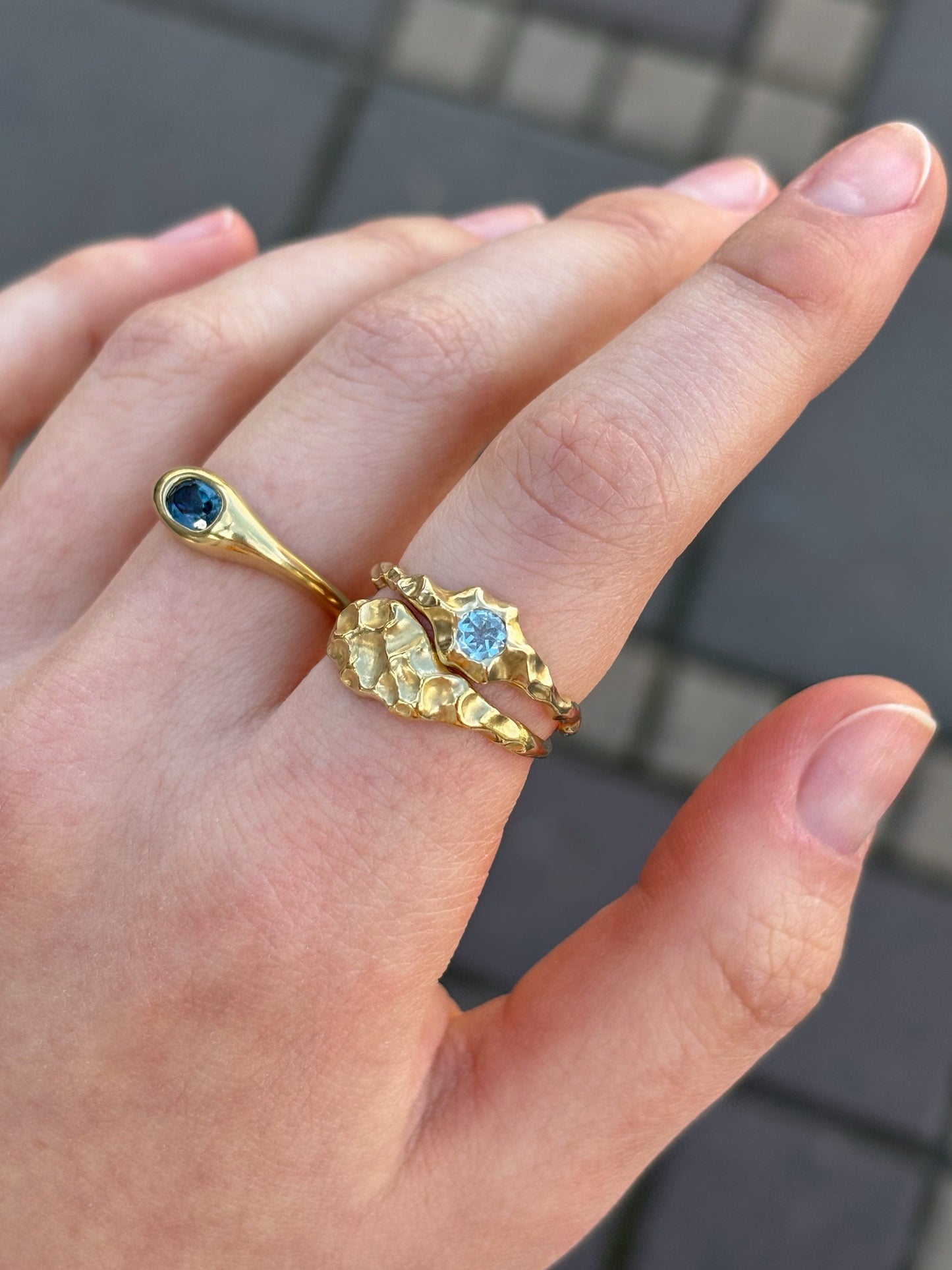 Adva Ring Topaz Stone