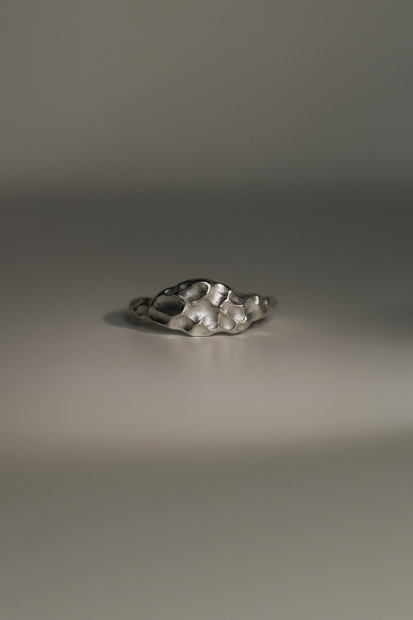 Textured Ring In Silver