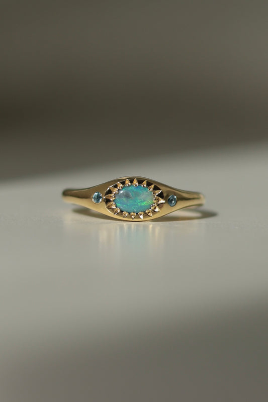 Australian Opal Ring (One Piece)