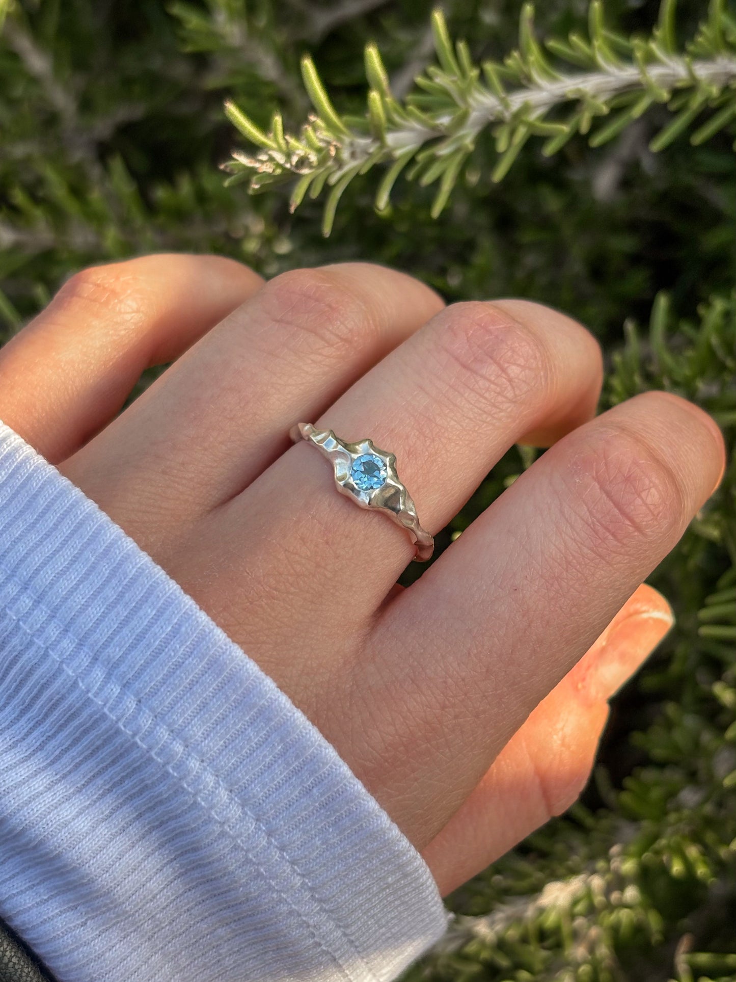 Adva Ring Topaz Stone