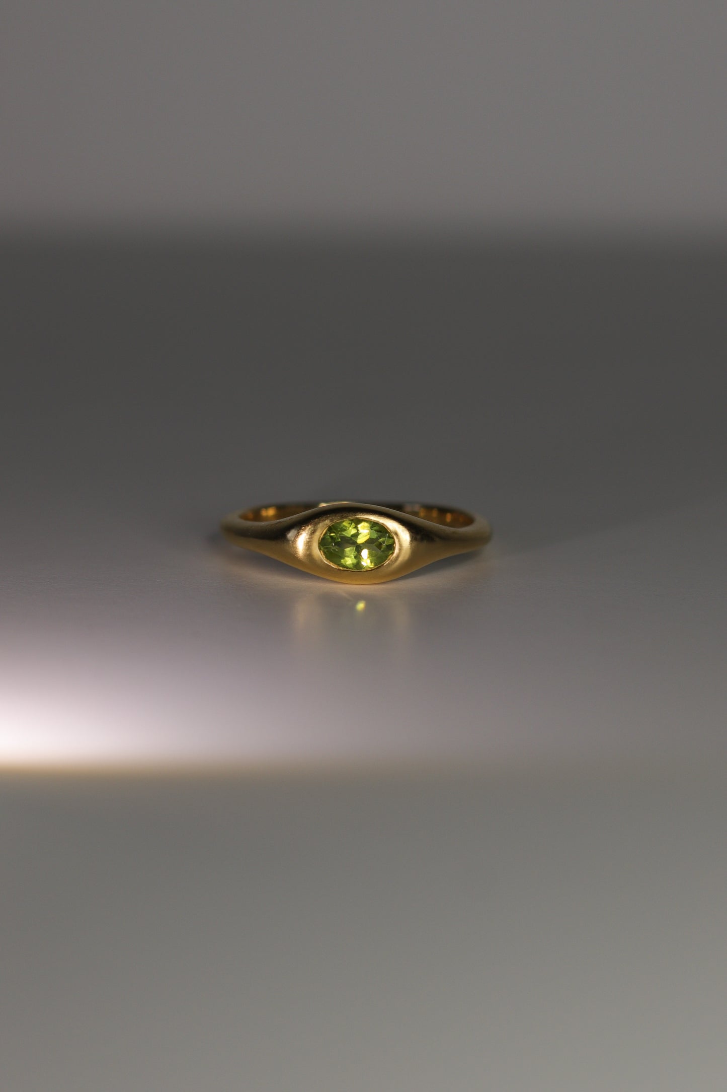 Oval Signet Ring In Gold