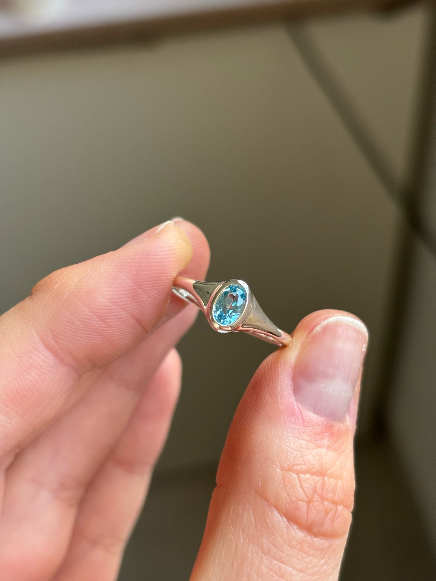 Small Oval Signet Ring