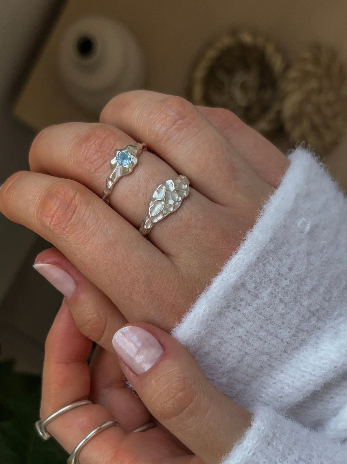 Adva Ring Topaz Stone