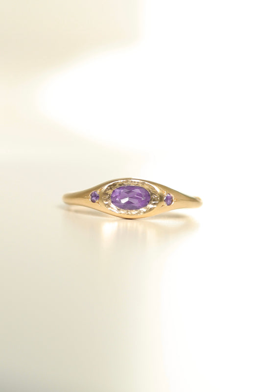 One Piece Ring Amethyst