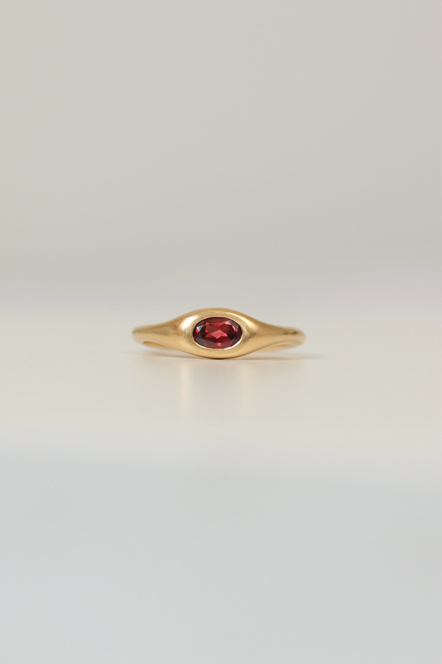Oval Signet Ring In Gold