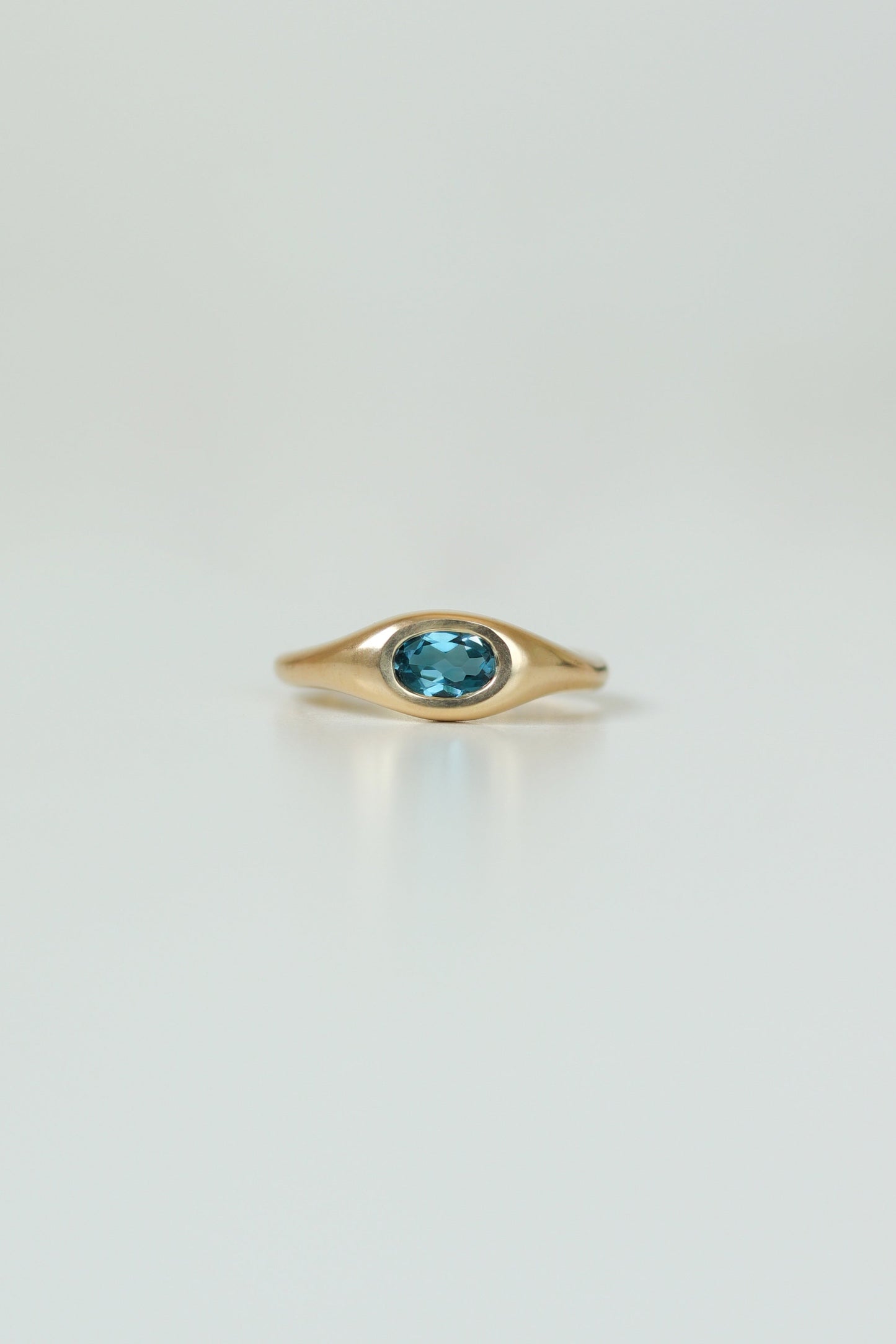 Oval Signet Ring In Gold